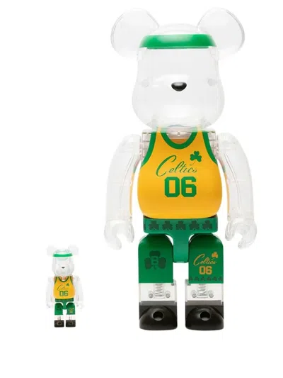 Medicom Toy X Bodega X Nba Be@rbrick 400% & 100% Figure Set In Green