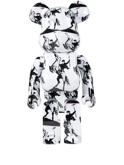 Medicom Toy X Brandalism Highwayman Be@rbrick 1000% Figure In White