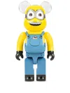 Medicom Toy X Despicable Me Otto Minion Be@rbrick 400% Figure In Blue