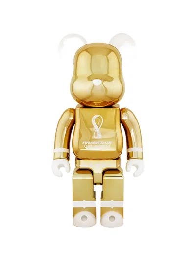 Medicom Toy X Fifa World Cup Qatar Bearbrick In Gold