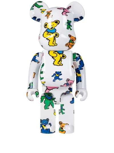 Medicom Toy X Grateful Dead Dancing Be@rbrick Figure In White