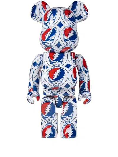 Medicom Toy X Grateful Dead Steal Your Face Be@rbrick 1000% Figure In White
