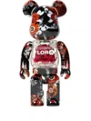 Medicom Toy X Mames Flor@ Be@rbrick 400% Figure In Red