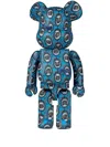 Medicom Toy X Robe Japonica Mirror Be@rbrick 1000% Figure In Blue