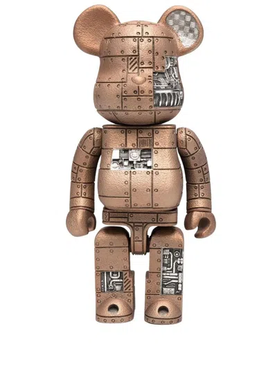 Medicom Toy X Royal Selangor "steampunk" Be@rbrick Figure In Brown