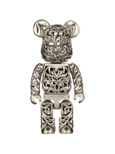 Medicom Toy X Royal Selangor Tiger Be@rbrick 1000% Figure In Silver