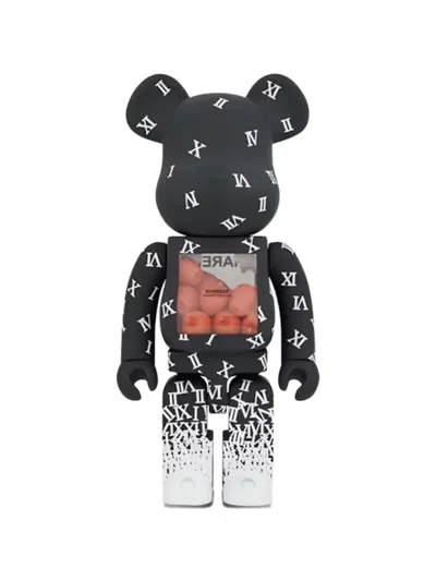 Medicom Toy X Shareef Bearbrick 1000% Figurine In Black