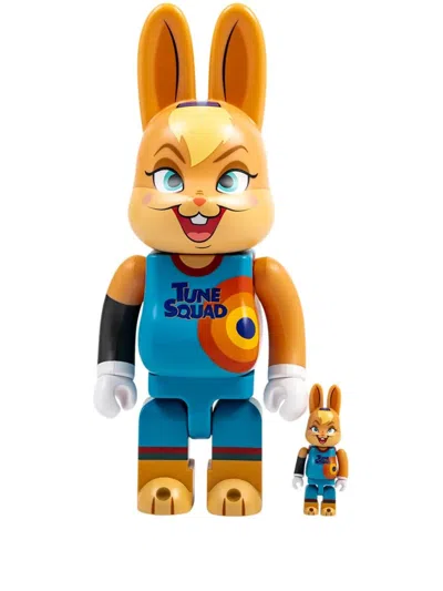 Medicom Toy X Space Jam: Anl Rabbrick Lola Bunny Be@rbrick 100% And 400% Figure Set In Orange