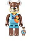 Medicom Toy X Space Jam Tasmanian Devil Be@rbrick Figure Set In Brown