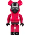Medicom Toy X Squid Game Guard Be@rbrick Figure In Red