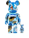 Medicom Toy X The Smurfs (the Astrosmurf) Be@rbrick 100% And 400% Figure Set In Blue