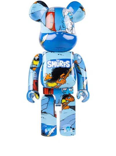 Medicom Toy X The Smurfs The Astrosmurf Be@rbrick 1000% Figure In Blue