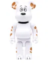Medicom Toy Bearbrick Peanut-print Toy In White