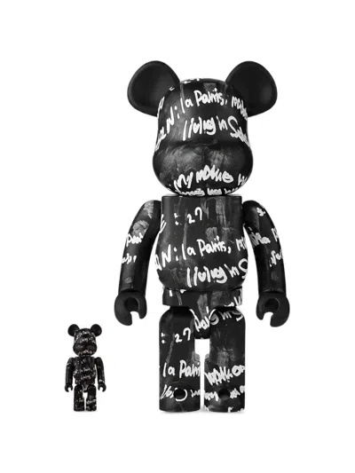 Medicom Toy X Yohji Yamamoto Bearbrick 100%+400% Figurine Set In Black