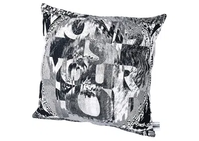 Pre-owned Medicom X Sync Kosuke Kawamura Money Is Your God Square Cushion In White/black