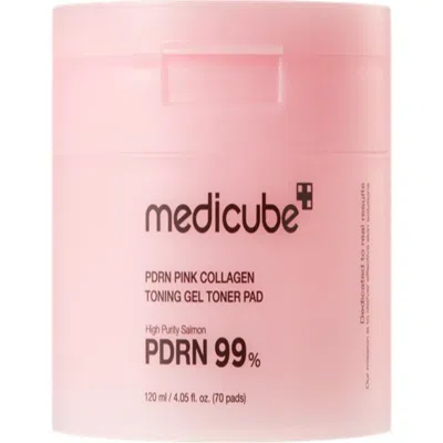 Medicube Pdrn Pink Collagen Toning Gel Toner Pads In Transparent