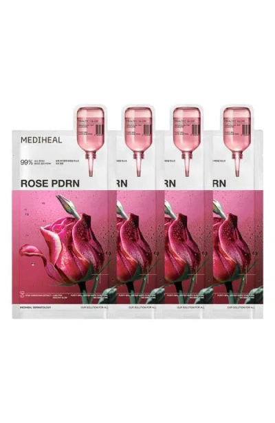 Mediheal Rose Pdrn Essential Mask Set In Transparent