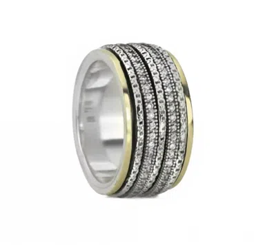 Meditation Rings Women's Cherrish Ring In Silver Cz