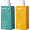 Medix 5.5 Smooth + Glow Duo | Glycolic + Lactic Acid Body Wash, Vitamin C + Turmeric Body Cream In Transparent