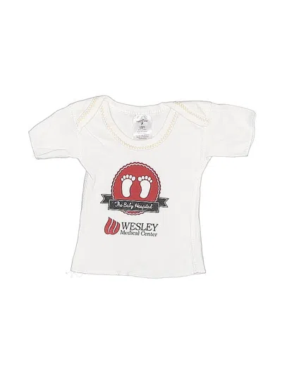 Pre-owned Medline Babies' Short Sleeve T-shirt In White