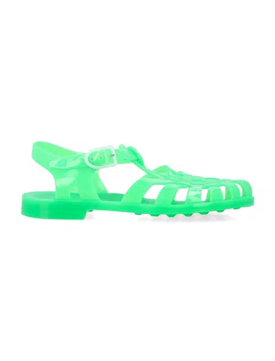 Méduse Meduse Lightweight Fisherman Sandals For Women In Green Fluo