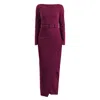 Meem Label Women's Black / Pink / Purple Garbo Plum Dress In Black/pink/purple
