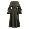 Meem Label Women's Crawford Green Midi Dress In Green