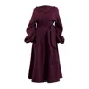 Meem Label Women's Pink / Purple Crawford Plum Midi Dress In Pink/purple