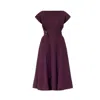 Meem Label Women's Pink / Purple Stine Plum Midi Dress In Pink/purple
