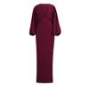 Meem Label Women's Red Taylor Plum Maxi In Red