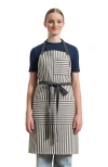 Meema Bib Apron With Pockets In Multi