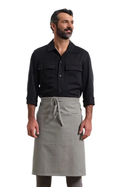 Meema Bistro Apron With Pockets In Gray