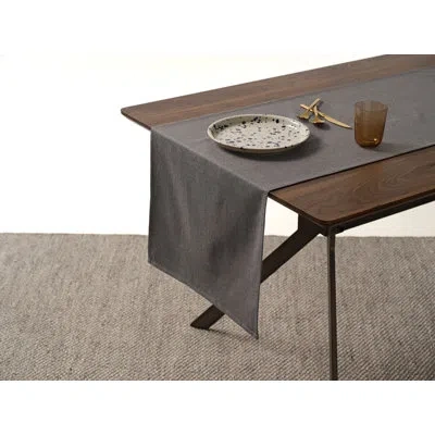 Meema Cloth Table Runner In Striped Blue
