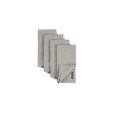 Meema Cotton Cloth Napkins In Charcoal