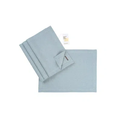 Meema Cotton Cloth Placemats In Blue