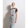 Meema Crossback Apron In Gray
