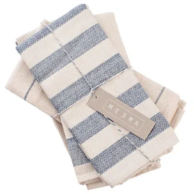 Meema Minimal Dish Kitchen Towels - 4 Pack In Multi