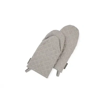 Meema Oven Mitts In Charcoal