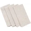 Meema Striped Cotton Napkin Set Of 4 In Natural
