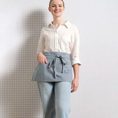 Meema Waist Apron In Blue