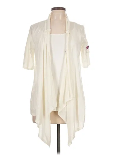 Pre-owned Meesh & Mia Kimono In White
