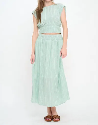 Meet Me In Santorini Melody Skirt In Mint