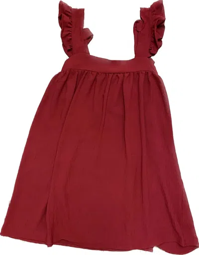 Meet Me In Santorini Mimi Dress In Red