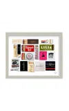 Meet Your Matches Brooklyn Matchbook Print In Silver