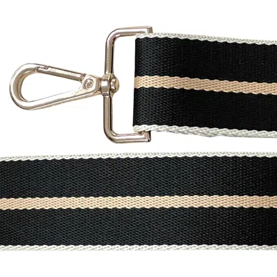 Meg & Bee Women's Black Bath Bag Strap