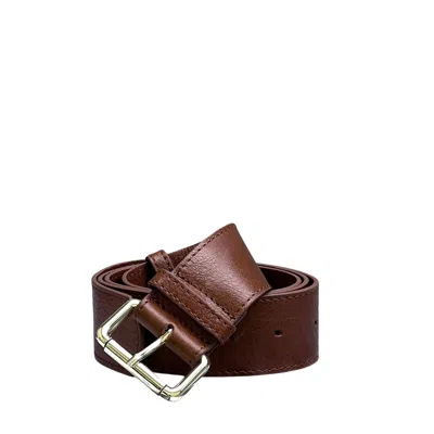 Meg & Bee Women's Brown Gaucho Tan Belt