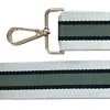 Meg & Bee Women's Neutrals / Green / Black Cambridge Bag Strap