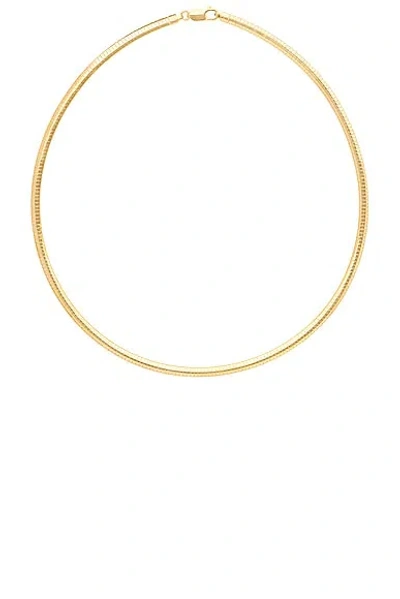 Megaā Omega 4 Necklace In 14k Yellow Gold Plated