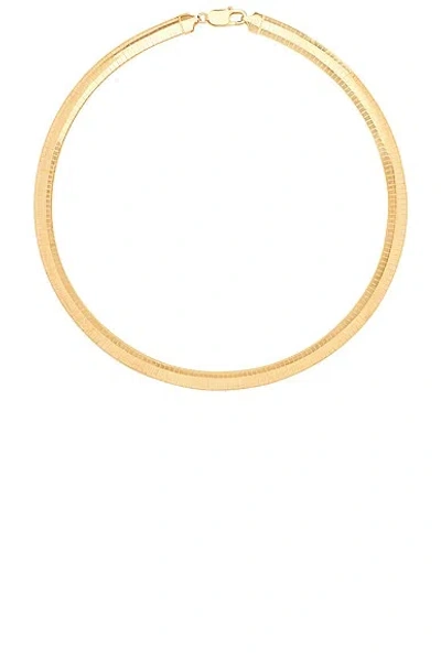 Megaā Omega 8 Necklace In 14k Yellow Gold Plated