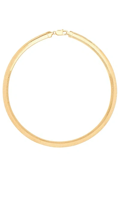 Megaā Omega 8 Necklace In 14k Yellow Gold Plated